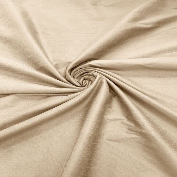 Champagne Faux Silk Dupioni lining
