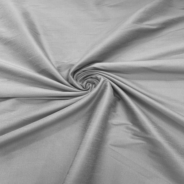 Silver Faux Silk Dupioni lining