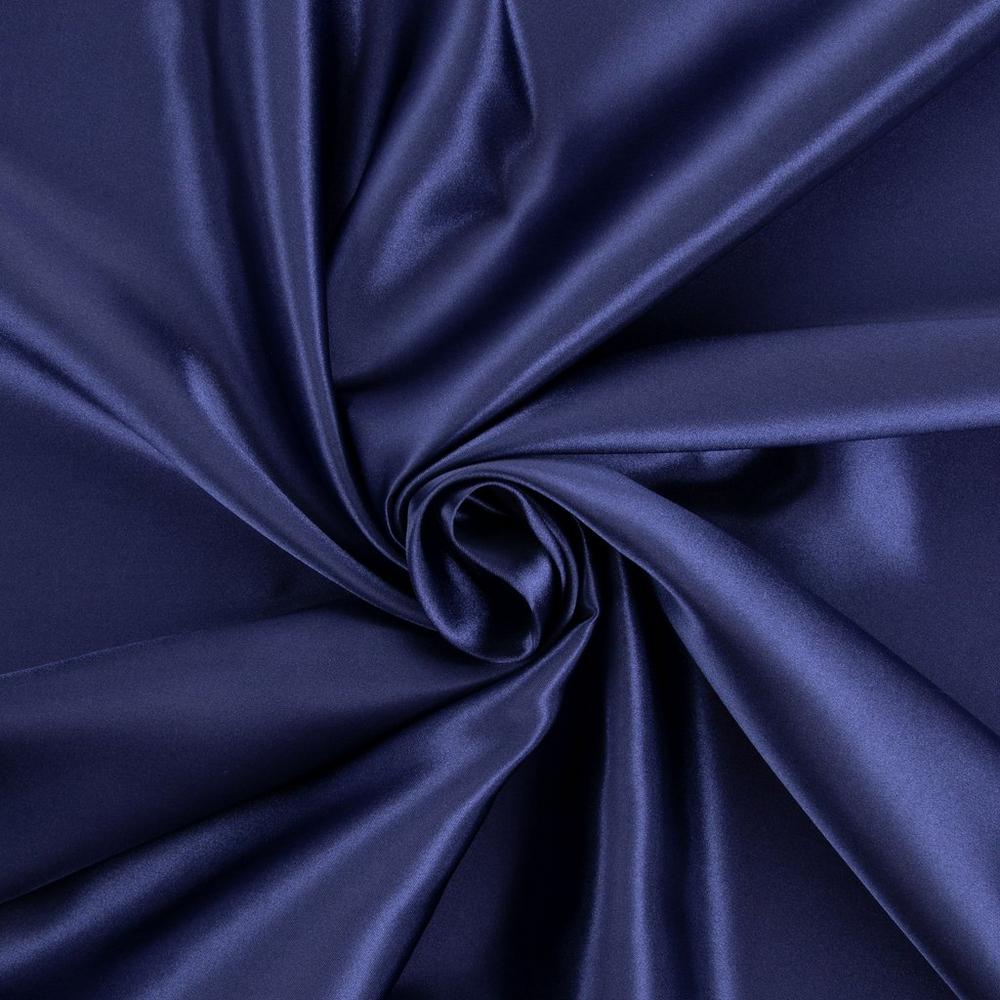 Navy Poly Satin lining
