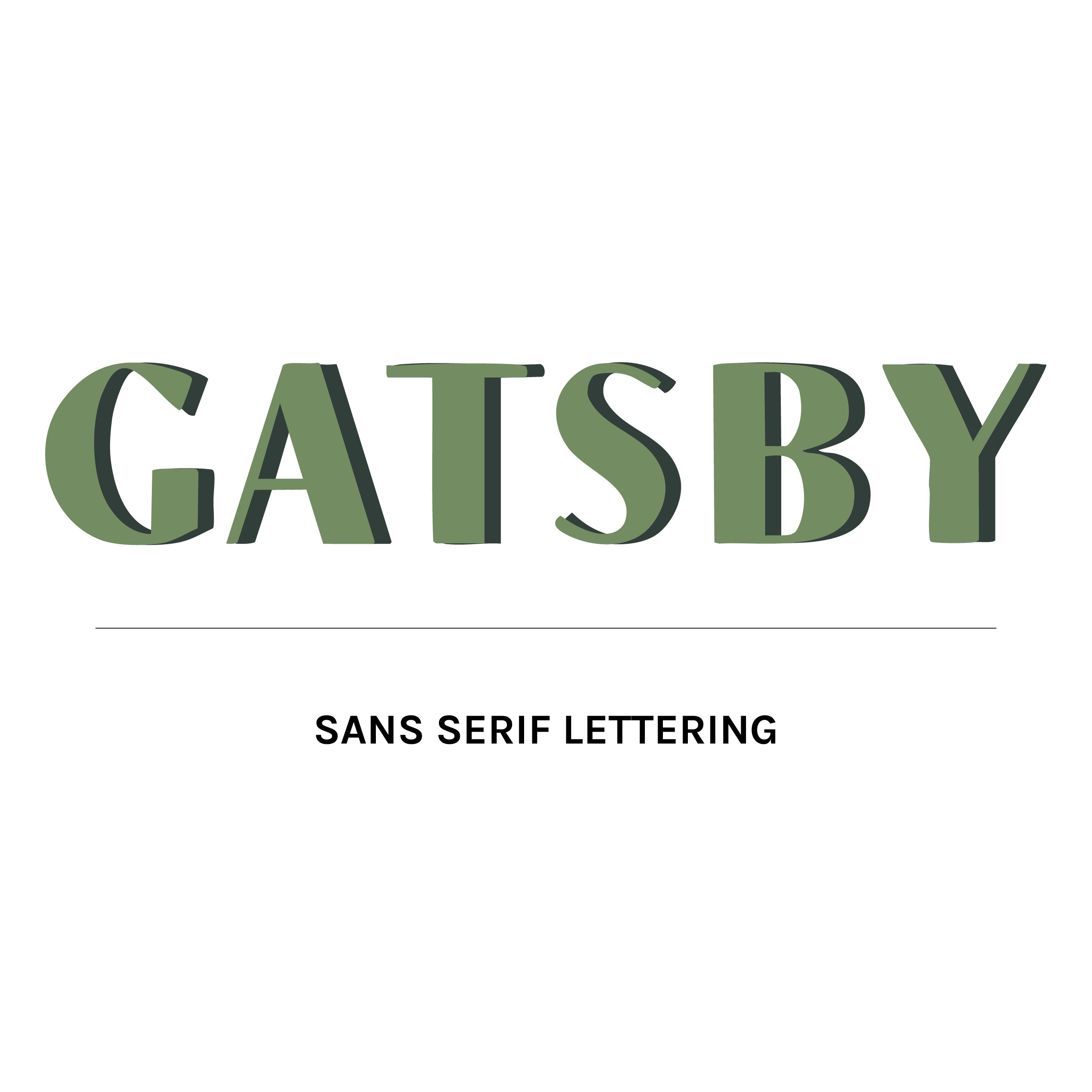 Gatsby - Deco Alphabet