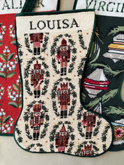 Stitched Stocking - Nutcrackers