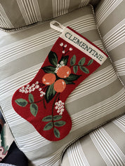 Stitched Stocking - Clementine