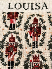 Stitched Stocking - Nutcrackers