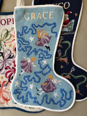 Stitched Stocking - Angels