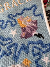 Stitched Stocking - Angels