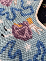 Stitched Stocking - Angels