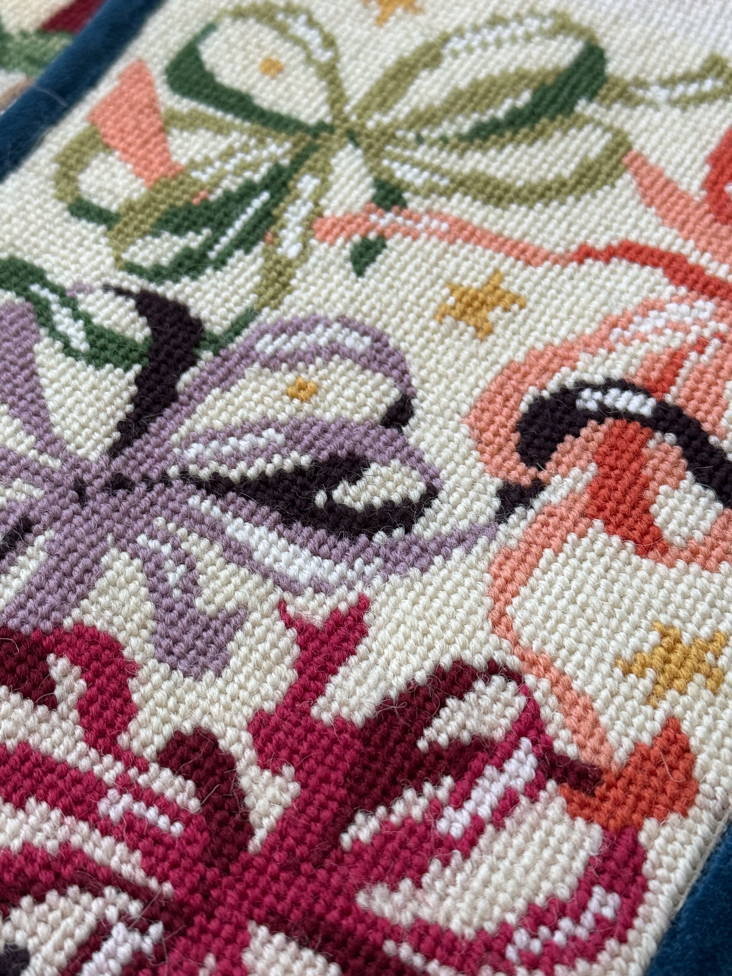 Stitched Stocking - Ribbons