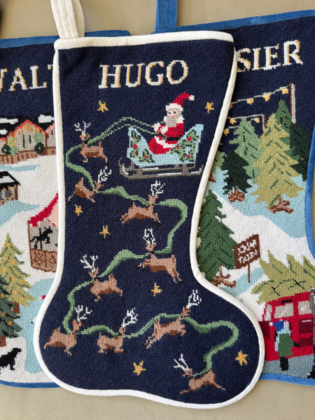 SWOBODAブローチ christmas-cat-stocking