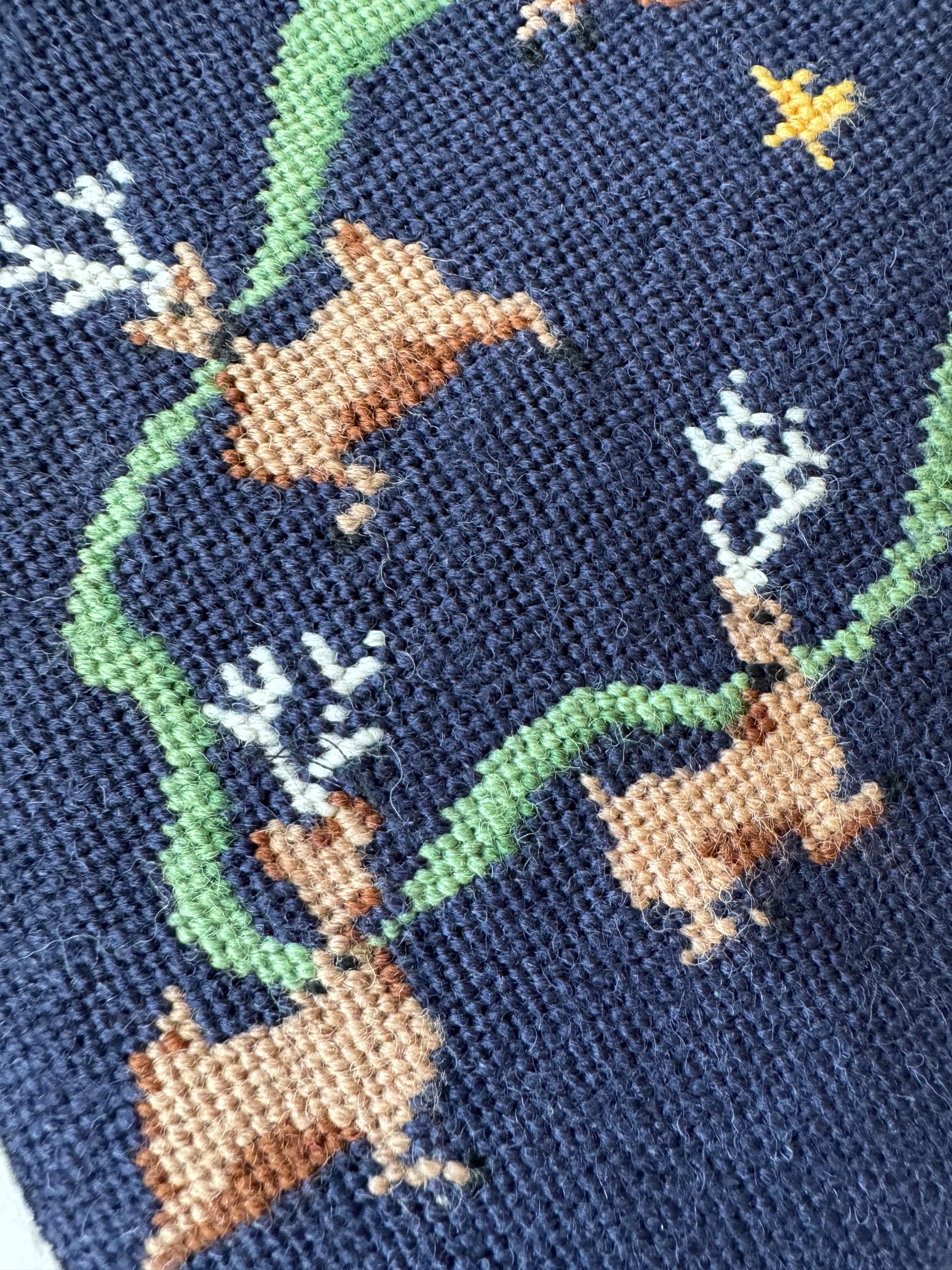 Stitched Stocking - Santa’s Flight
