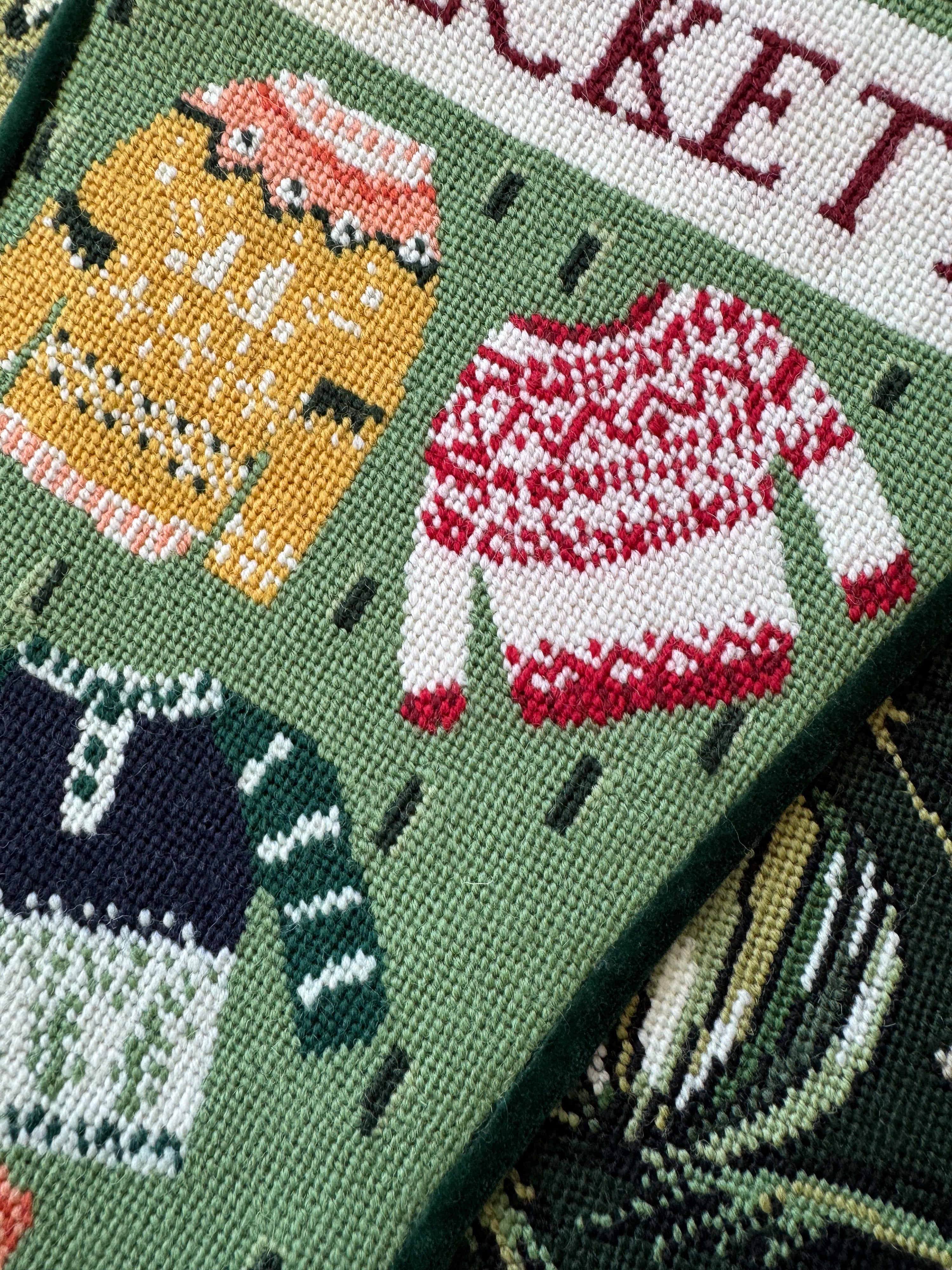 Stitched Stocking - Festive Sweaters