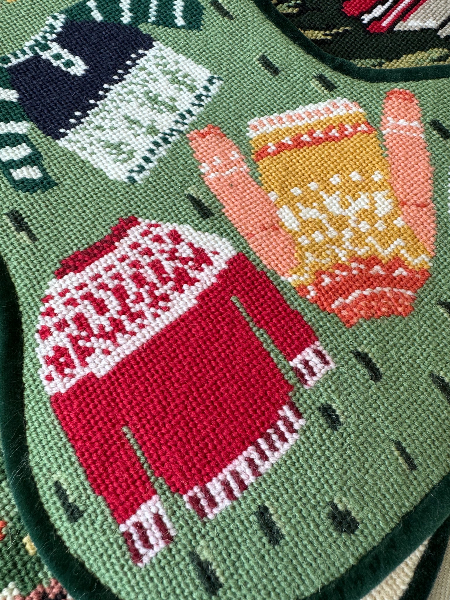 Stitched Stocking - Festive Sweaters