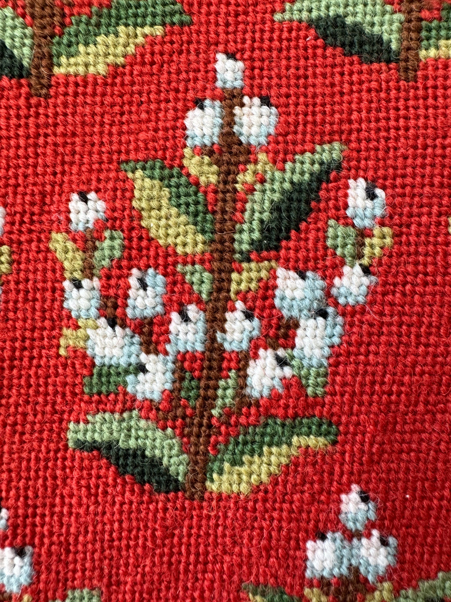 Stitched Stocking - Winterberry