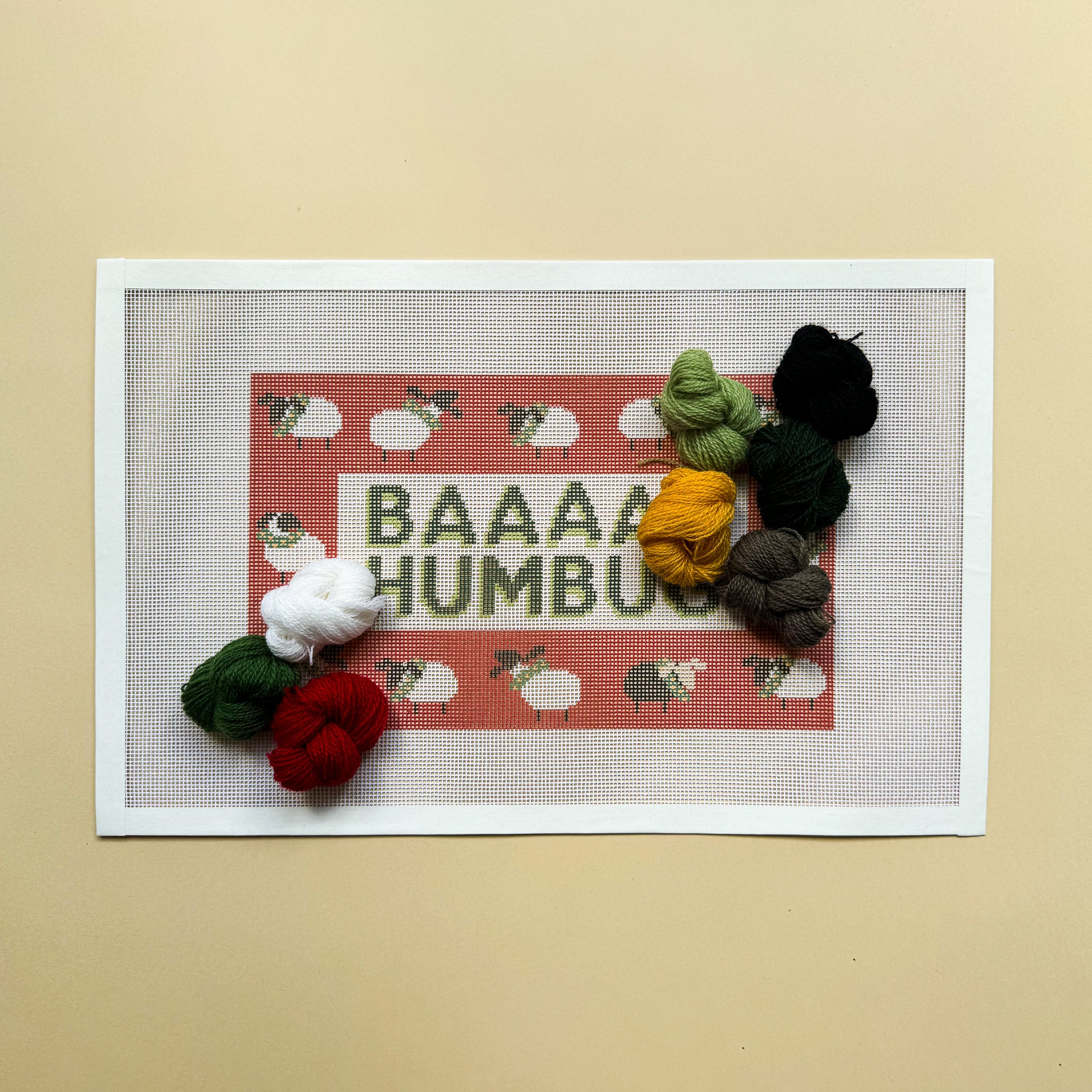 Baaah Humbug Pillow