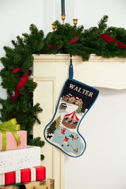 Stitched Stocking - Christmas Market