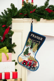 Stitched Stocking - Tree Lot