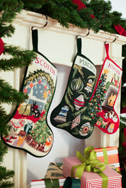 Stitched Stocking - Ornaments