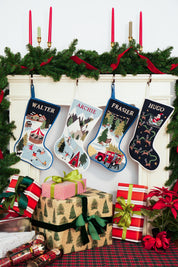 Stitched Stocking - Christmas Market