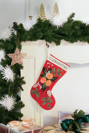 Stitched Stocking - Clementine