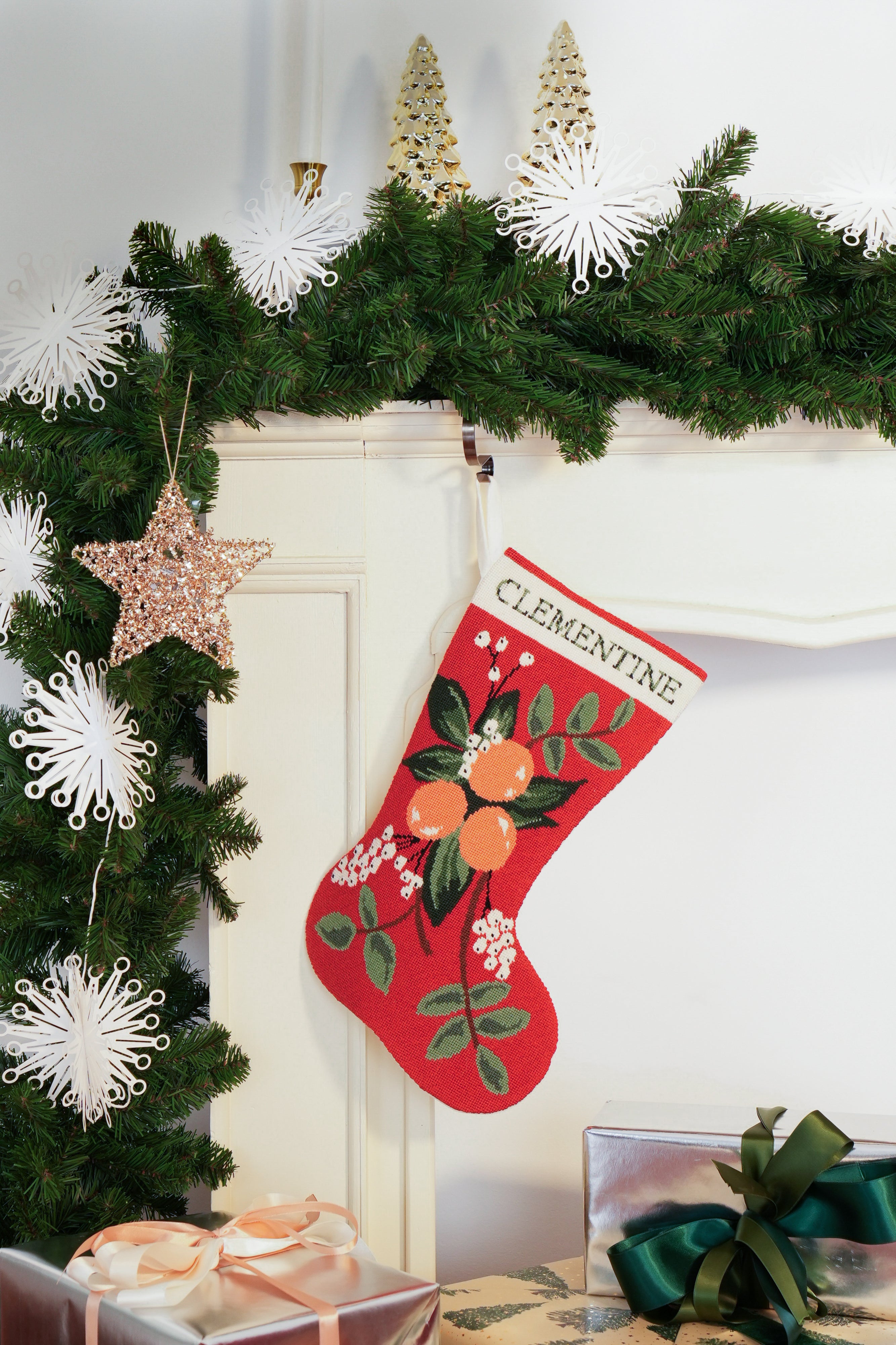 Stitched Stocking - Clementine