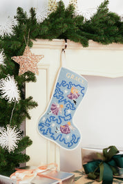 Stitched Stocking - Angels