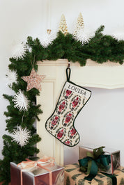 Stitched Stocking - Nutcrackers