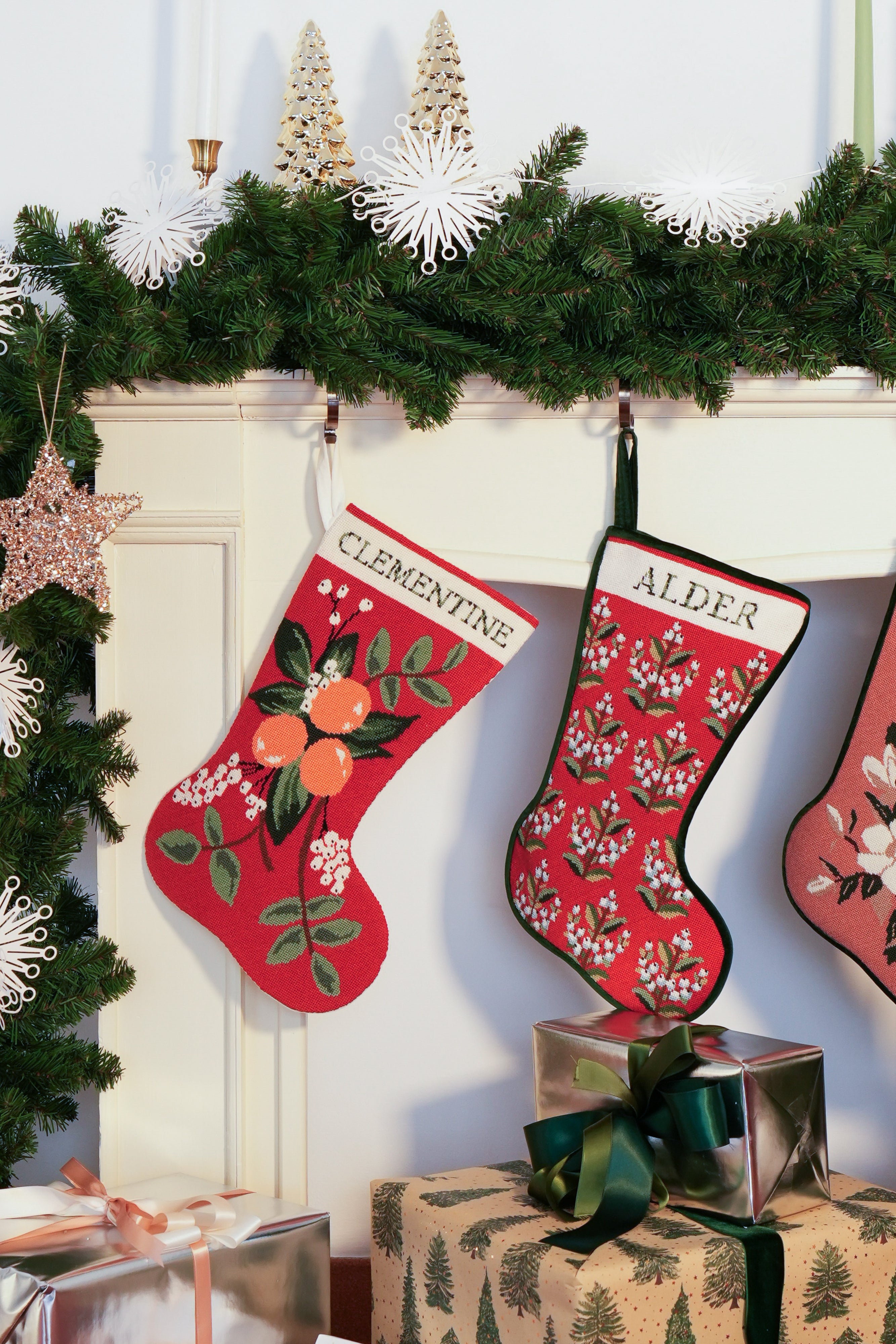 Stitched Stocking - Clementine