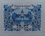 Something Blue Wedding Sampler