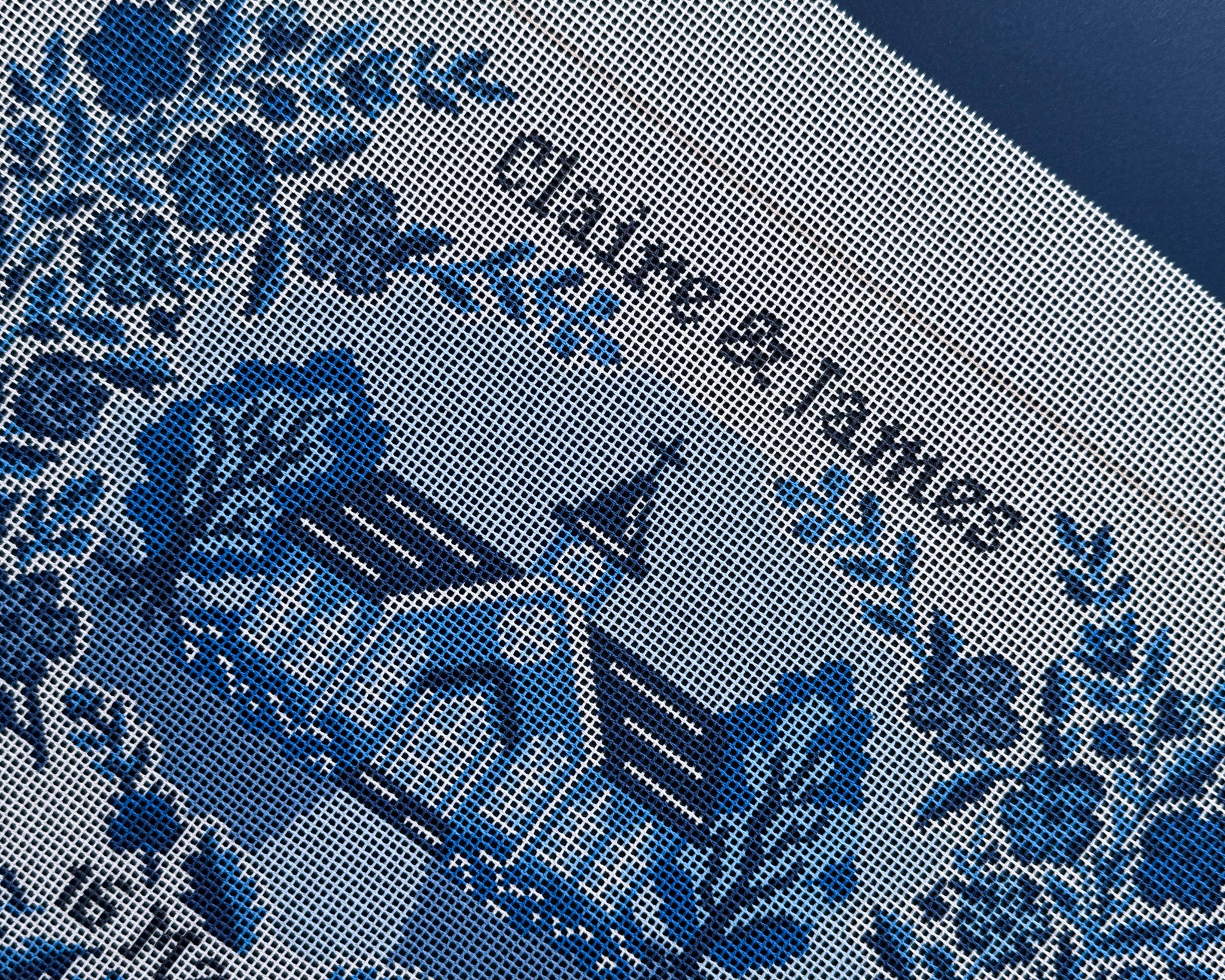 Something Blue Wedding Sampler