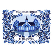 Something Blue Wedding Sampler