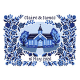 Something Blue Wedding Sampler