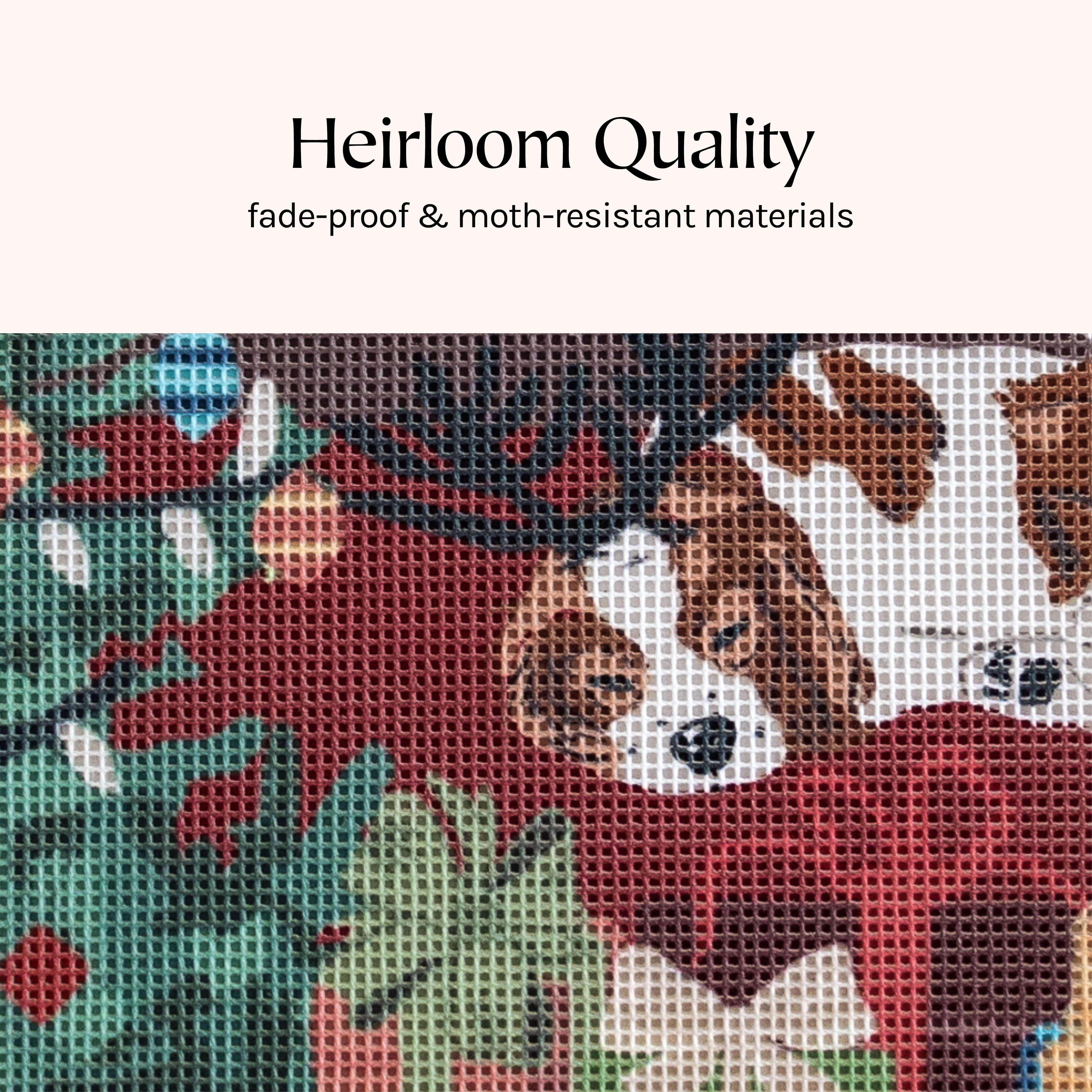 Cozy Hearth — Needlepoint Christmas Stocking Kit – Spider Spun