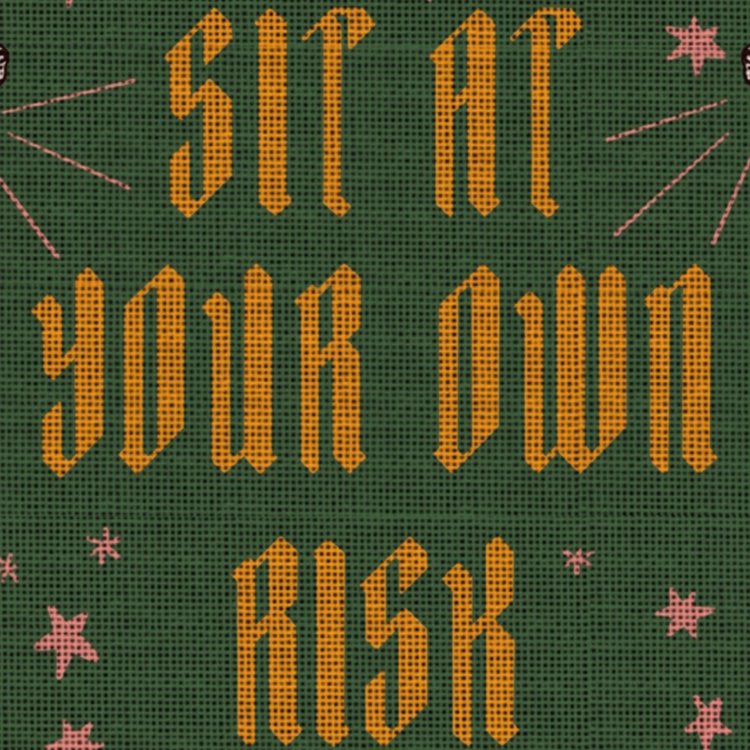 Sit At Your Own Risk Pillow