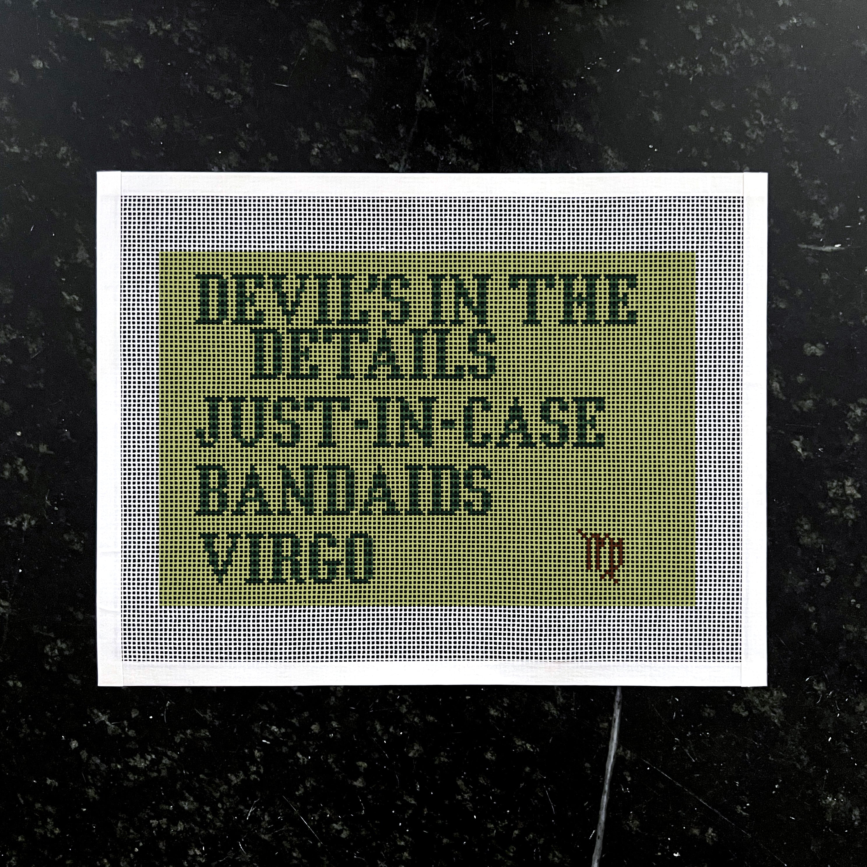 Virgo — Learn How-To Needlepoint Zodiac Stitch Kit | Spider Spun